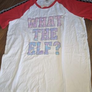 Pink Victoria secret what the elf